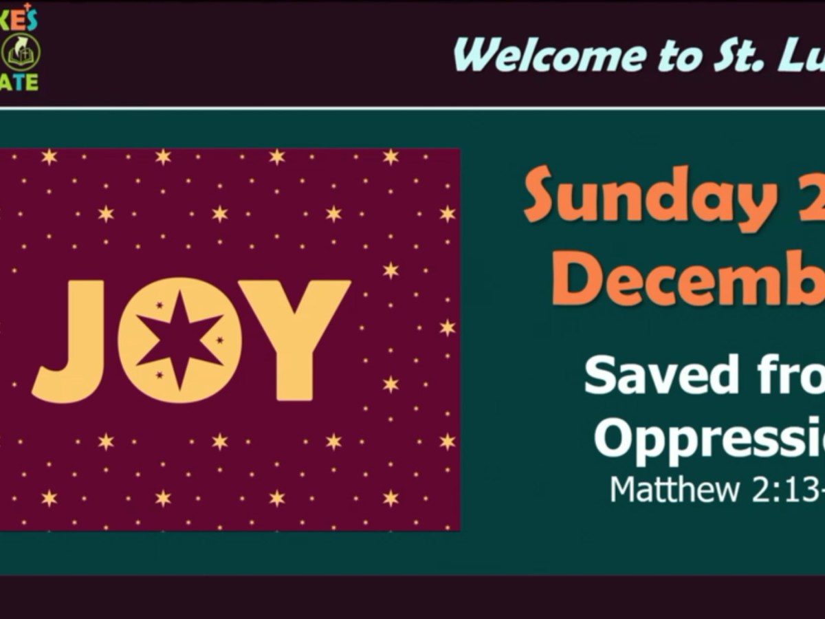 Joy out of Oppression (Matthew&nbsp;2:13-23)