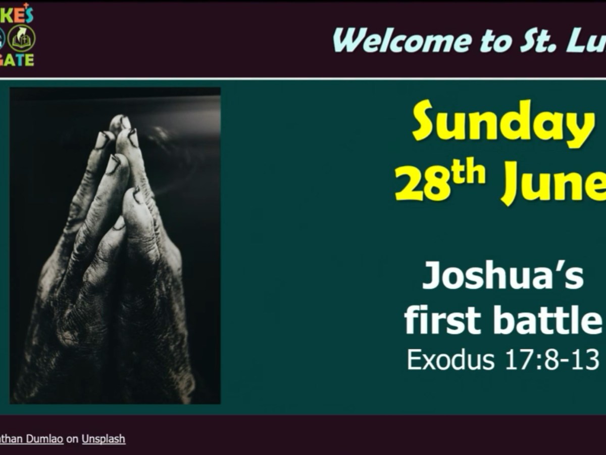 Joshua’s First Battle (Exodus&nbsp;17:8-13)
