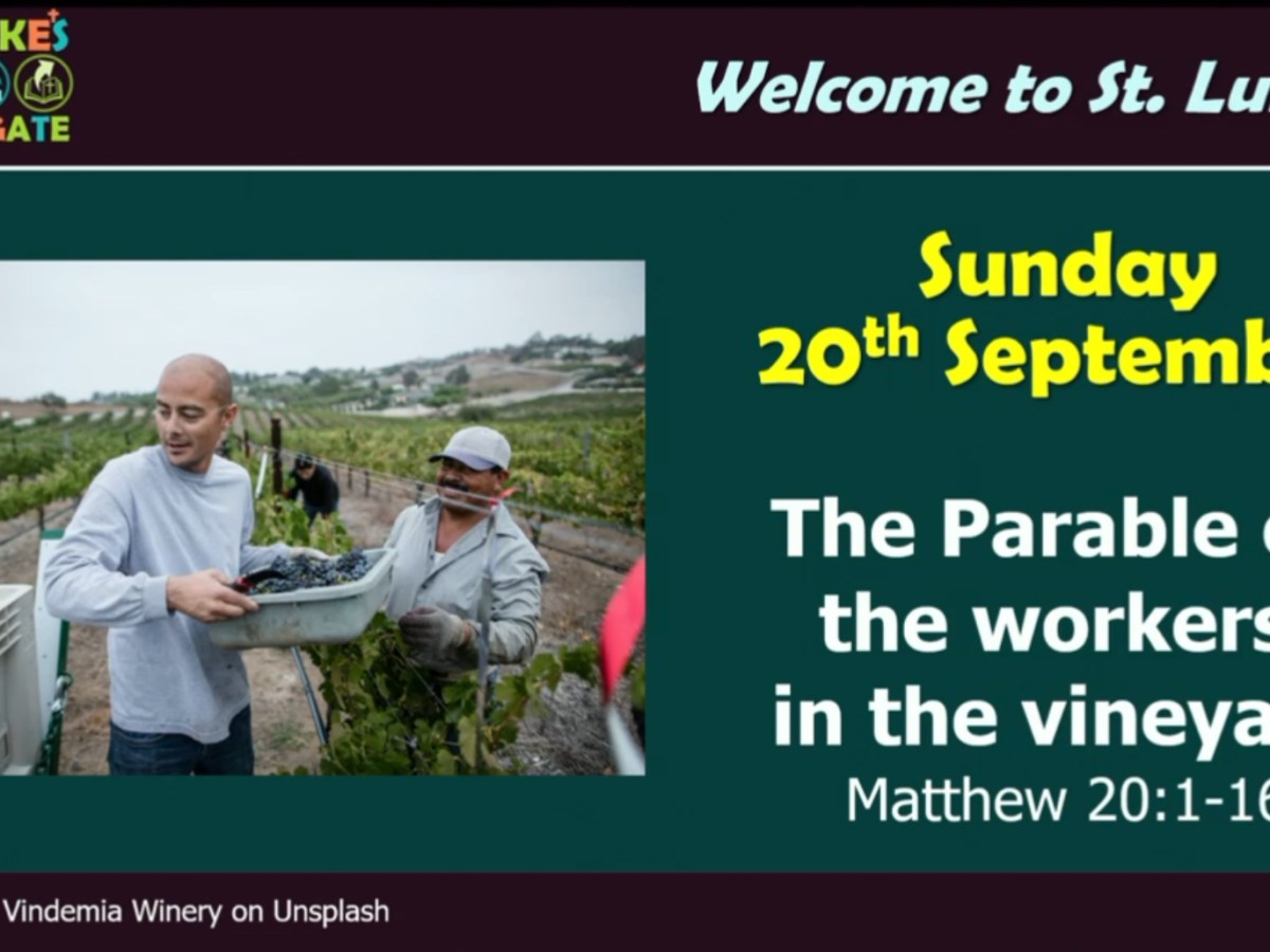 The Parable of the Vineyard Workers (Matthew&nbsp;20:1-16)