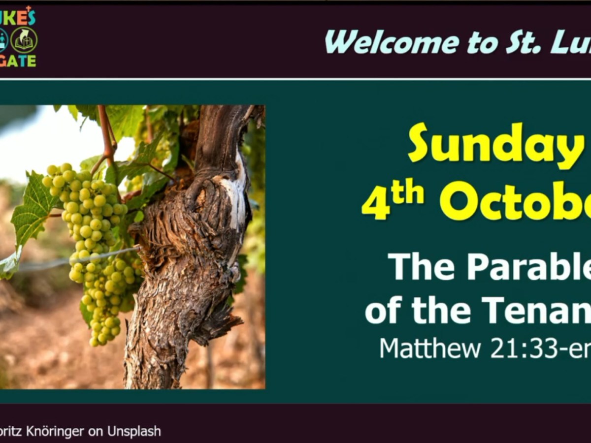 The Parable of the Tenants (Matthew&nbsp;21:33-46)